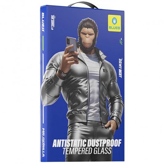 Защитное 2.5D стекло Blueo Full Cover HD для Apple iPhone 14 Pro (6.1") Черный - изображение 2