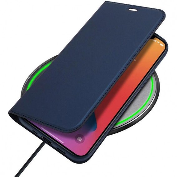Чехол-книжка для Apple iPhone 14 Pro (6.1"") - Dux Ducis с карманом для визиток Синий