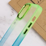 Чехол для Apple iPhone 14 (6.1"") - TPU+PC Fresh sip series Бирюзовый / Лимонный