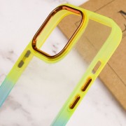 Чохол Apple iPhone 14 Pro (6.1"") - TPU+PC Fresh sip series Бірюзовий / Помаранчевий