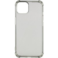 TPU чохол GETMAN Ease logo посилені кути для Apple iPhone 14 (6.1") Сірий (прозорий)