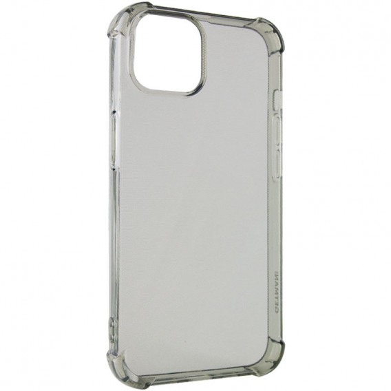 TPU чохол для Apple iPhone 14 (6.1"") - GETMAN Ease logo посилені кути Сірий (прозорий)
