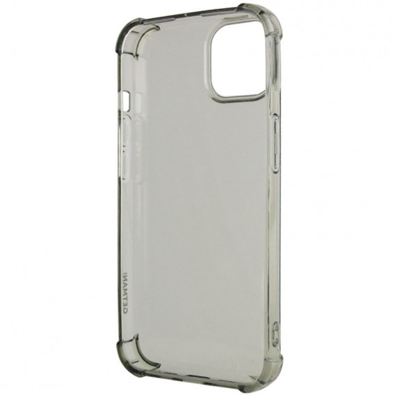 TPU чохол для Apple iPhone 14 (6.1"") - GETMAN Ease logo посилені кути Сірий (прозорий)