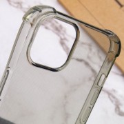 TPU чехол для Apple iPhone 14 (6.1"") - GETMAN Ease logo усиленные углы Серый (прозрачный)