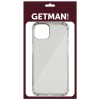 TPU чохол для Apple iPhone 14 (6.1"") - GETMAN Ease logo посилені кути Сірий (прозорий)