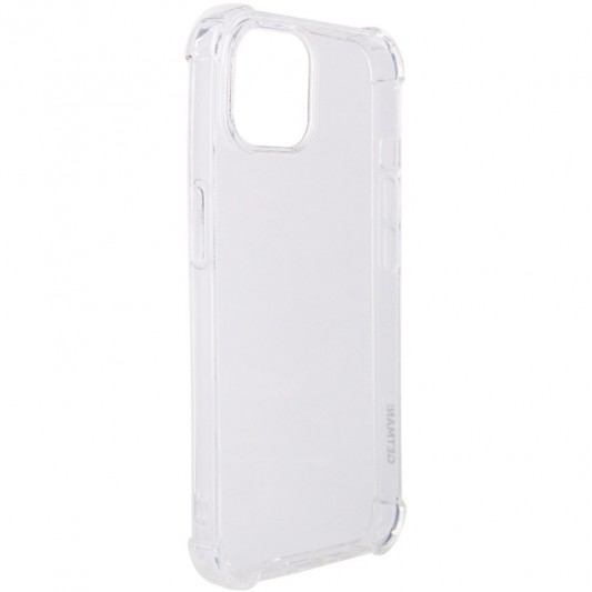 TPU чехол GETMAN Ease logo усиленные углы для Apple iPhone 14 Plus (6.7") Бесцветный (прозрачный) - изображение 1
