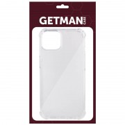 TPU чехол для Apple iPhone 14 Plus (6.7"") - GETMAN Ease logo усиленные углы Бесцветный (прозрачный)