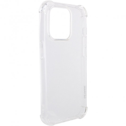 TPU чехол GETMAN Ease logo усиленные углы для Apple iPhone 14 Pro (6.1") Бесцветный (прозрачный) - изображение 3