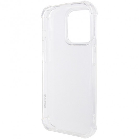 TPU чехол GETMAN Ease logo усиленные углы для Apple iPhone 14 Pro (6.1") Бесцветный (прозрачный) - изображение 4