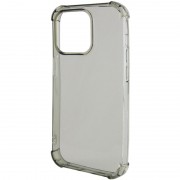 TPU чехол для Apple iPhone 14 Pro Max - GETMAN Ease logo усиленные углы Серый (прозрачный)