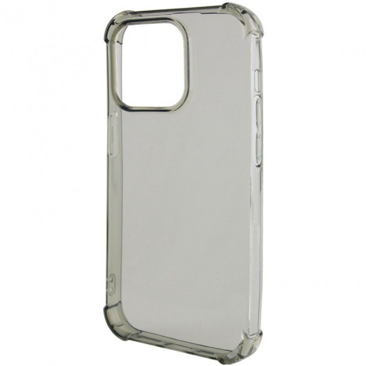 TPU чехол GETMAN Ease logo усиленные углы для Apple iPhone 14 Pro Max (6.7") Серый (прозрачный) - изображение 3