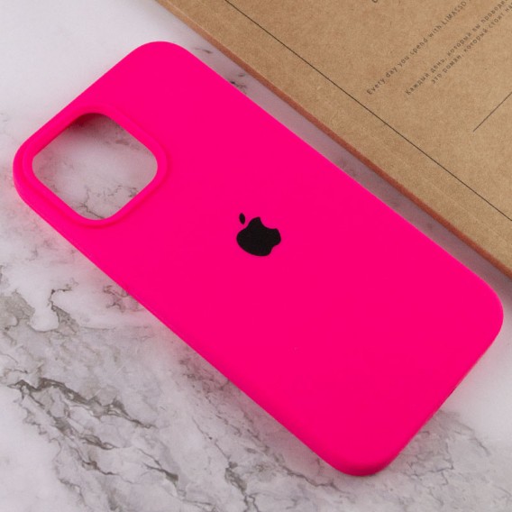 Чохол для Apple iPhone 14 (6.1"") - Silicone Case Full Protective (AA) Рожевий / Barbie pink