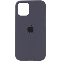 Чохол Silicone Case Full Protective (AA) для Apple iPhone 14 (6.1") Сірий / Dark Gray
