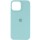Чохол Silicone Case Full Protective (AA) для Apple iPhone 14 (6.1") Бірюзовий / Swimming pool