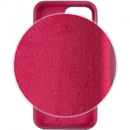 Чехол Silicone Case Full Protective (AA) для Apple iPhone 14 Pro (6.1") Бордовый / Plum - изображение 2