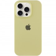 Чехол Silicone Case Full Protective (AA) для Apple iPhone 14 Pro (6.1") Желтый / Mellow Yellow