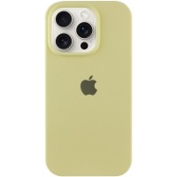 Чехол Silicone Case Full Protective (AA) для Apple iPhone 14 Pro (6.1") Желтый / Mellow Yellow