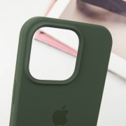 Чехол для Apple iPhone 14 Pro (6.1"") - Silicone Case Full Protective (AA) Зеленый / Cyprus Green