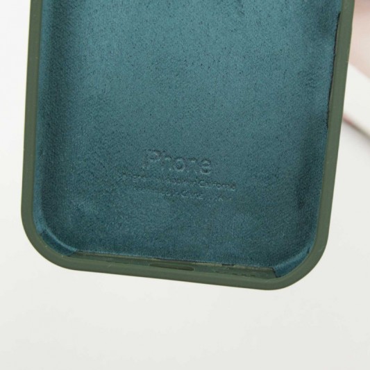 Чехол Silicone Case Full Protective (AA) для Apple iPhone 14 Pro (6.1") Зеленый / Cyprus Green - изображение 5