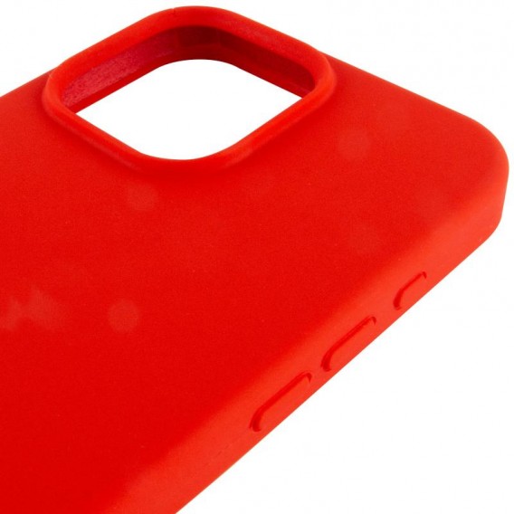 Чохол для iPhone 14 Pro Silicone Case Full Protective (Red)