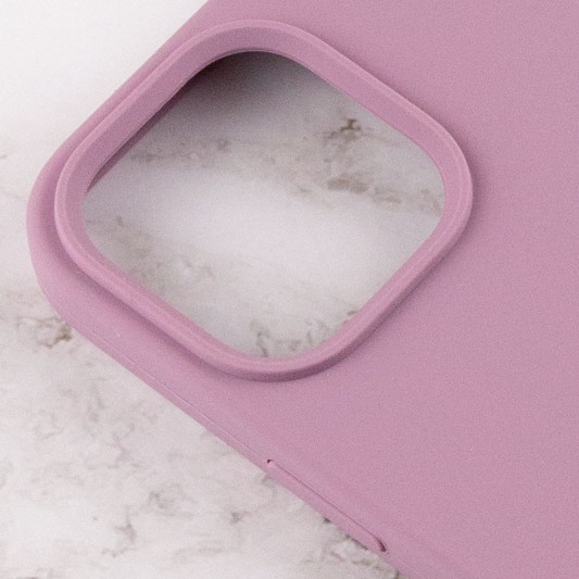 Чохол Silicone Case Full Protective (AA) для Apple iPhone 14 Pro (6.1") Ліловий / Lilac Pride - зображення 3 