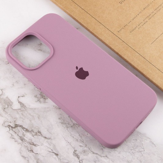 Чохол Silicone Case Full Protective (AA) для Apple iPhone 14 Pro (6.1") Ліловий / Lilac Pride - зображення 4 