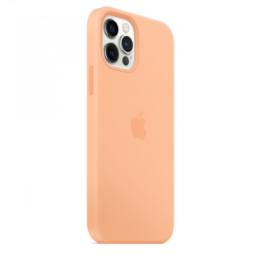 Чехол Silicone Case Full Protective (AA) для Apple iPhone 14 Pro (6.1") Оранжевый / Cantaloupe - изображение 1
