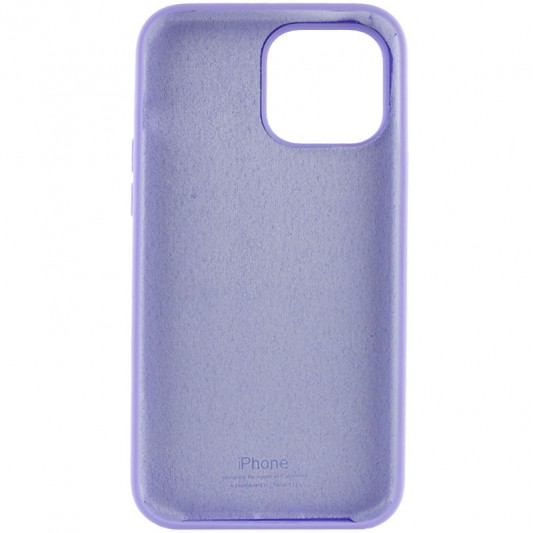 Чехол Silicone Case Full Protective (AA) для Apple iPhone 14 Pro (6.1") Сиреневый / Dasheen - изображение 1