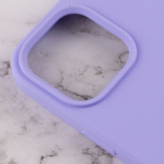 Чехол Silicone Case Full Protective (AA) для Apple iPhone 14 Pro (6.1") Сиреневый / Dasheen - изображение 2