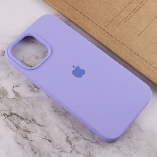 Чехол Silicone Case Full Protective (AA) для Apple iPhone 14 Pro (6.1") Сиреневый / Dasheen - изображение 3