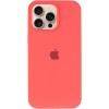 Чехол Silicone Case Full Protective (AA) для Apple iPhone 14 Pro Max (6.7 дюйма) Арбузный / Watermelon red