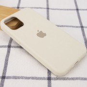 Чехол для Apple iPhone 14 Pro Max - Silicone Case Full Protective (AA) Бежевый / Antigue White