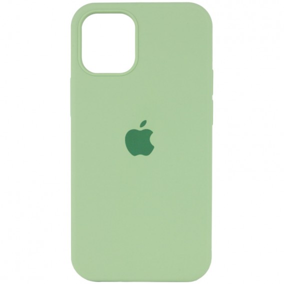 Чехол для Apple iPhone 14 Pro Max - Silicone Case Full Protective (AA) Мятный / Mint