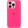 Чехол Silicone Case Full Protective (AA) для Apple iPhone 14 Pro Max (6.7") Розовый / Barbie pink