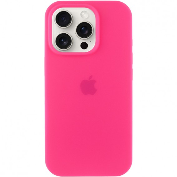 Чехол для Apple iPhone 14 Pro Max - Silicone Case Full Protective (AA) Розовый / Barbie pink