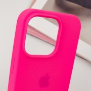 Чехол для Apple iPhone 14 Pro Max - Silicone Case Full Protective (AA) Розовый / Barbie pink