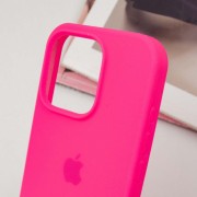 Чехол для Apple iPhone 14 Pro Max - Silicone Case Full Protective (AA) Розовый / Barbie pink