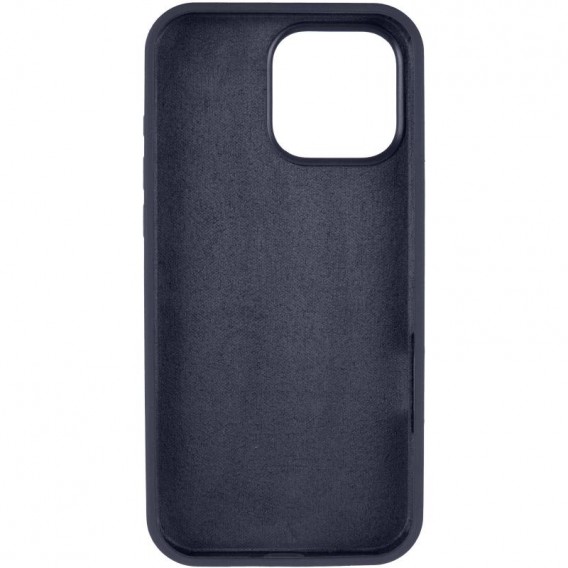 Чехол для iPhone 14 Pro Max Silicone Case Full Protective (Midnight blue)