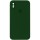 Чохол Silicone Case Square Full Camera Protective (AA) для Apple iPhone X / XS (5.8") Зелений / Army green