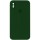 Чехол Silicone Case Square Full Camera Protective (AA) для Apple iPhone X / XS (5.8") Зеленый / Army green