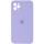 Чохол Silicone Case Square Full Camera Protective (AA) для Apple iPhone 11 Pro (5.8") Бузковий / Dasheen