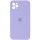 Чехол Silicone Case Square Full Camera Protective (AA) для Apple iPhone 11 Pro (5.8") Сиреневый / Dasheen