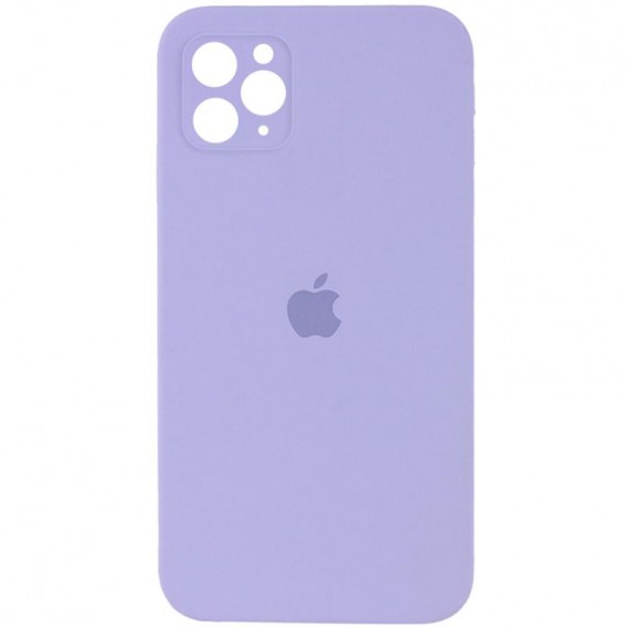 Чохол для Apple iPhone 11 Pro (5.8"") - Silicone Case Square Full Camera Protective (AA) Бузковий / Dasheen