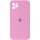 Чохол Silicone Case Square Full Camera Protective (AA) для Apple iPhone 11 Pro (5.8") Рожевий / Light pink