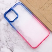 Чехол для Apple iPhone 12 Pro / 12 (6.1"") - TPU+PC Fresh sip series Розовый / Синий