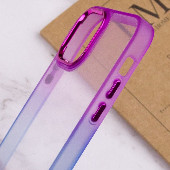 Чехол для Apple iPhone 12 Pro Max (6.7"") - TPU+PC Fresh sip series Синий / Фиолетовый
