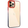 Чохол для Apple iPhone 12 Pro Max (6.7"") - TPU+PC Fresh sip series Чорний / Червоний