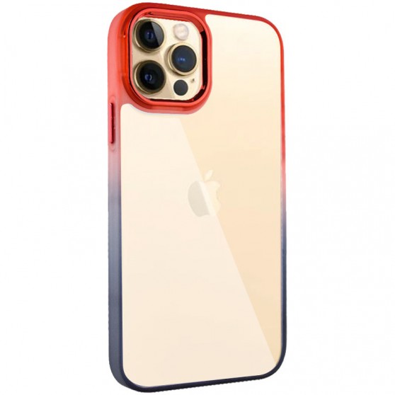 Чехол TPU+PC Fresh sip series для Apple iPhone 12 Pro Max (6.7") Черный / Красный