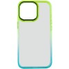 Чехол для Apple iPhone 13 Pro (6.1"") - TPU+PC Fresh sip series Бирюзовый / Лимонный