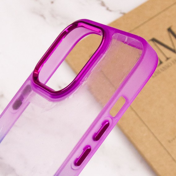 Чехол для Apple iPhone 13 Pro (6.1"") - TPU+PC Fresh sip series Синий / Фиолетовый